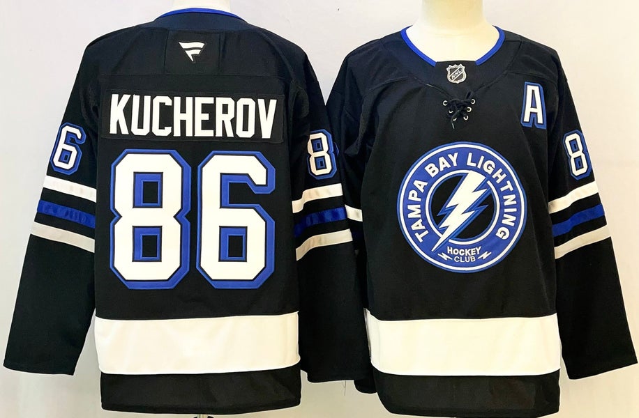 Tampa Bay Lightning Nikita Kucherov Ice Hockey Jersey 86 Size 52