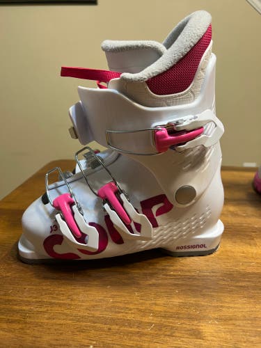 Mondo 20 & 20.5 Kid's Rossignol Comp J3 Ski Boots (Used)