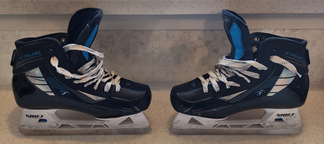 True TF7 Goalie Skates Size 7r