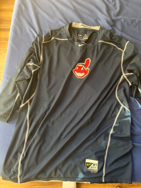 Cleveland Indians Nike mlb authentic 3/4 sleeve shirt
