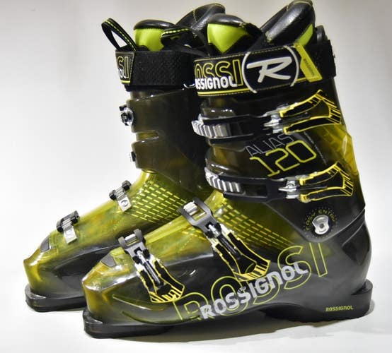 ROSSIGNOL ALIAS SENSOR 120 SKI BOOTS MEN SIZE 10.5/28.5