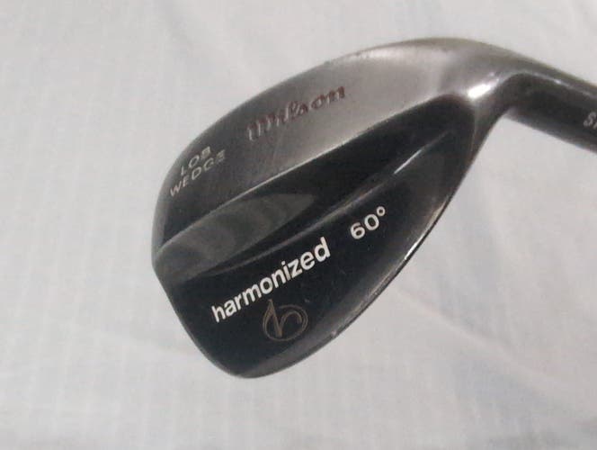 2013 Wilson Harmonized Black Chrome Wedge RH WFlex 60 Steel Shaft *NEW GRIP