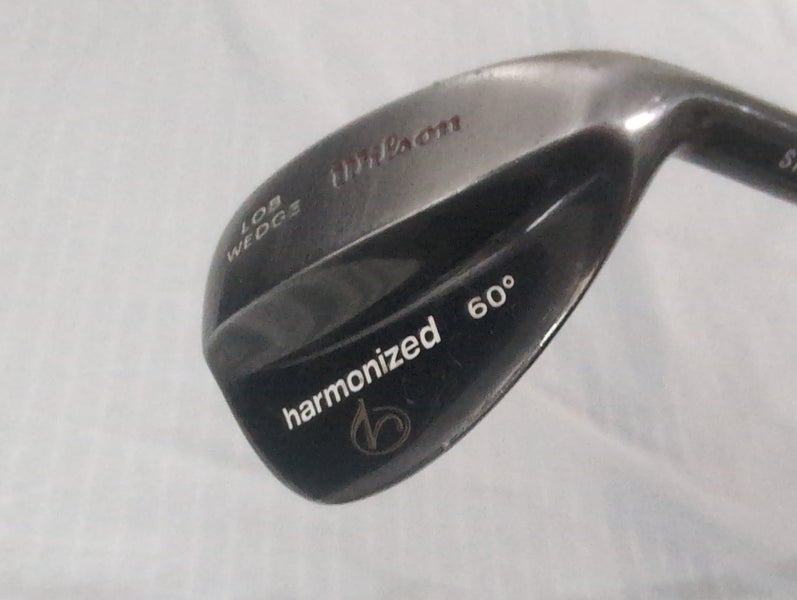 2013 Wilson Harmonized Black Chrome Wedge RH WFlex 60 Steel Shaft *NEW GRIP