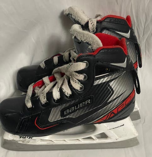 Used Bauer Vapor X2.7 Goalie Skates Youth 13.5D