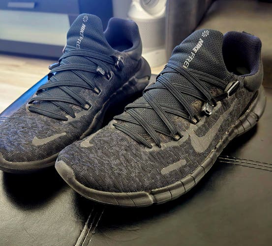 Nike Free Run 5.0 Men's Road Running Shoes BLACK/BLACK