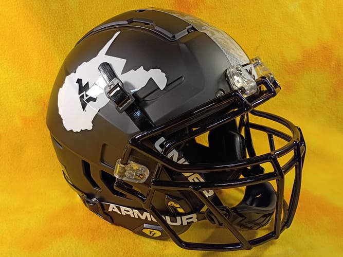 West Virginia Mountaineers fullsize Schutt F7 football helmet small Coal Rush NCAA