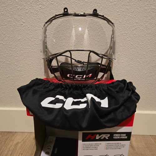 CCM HVR Hybrid Visor/Cage - Size SM/MD (New - Box Opened, but Never Used)