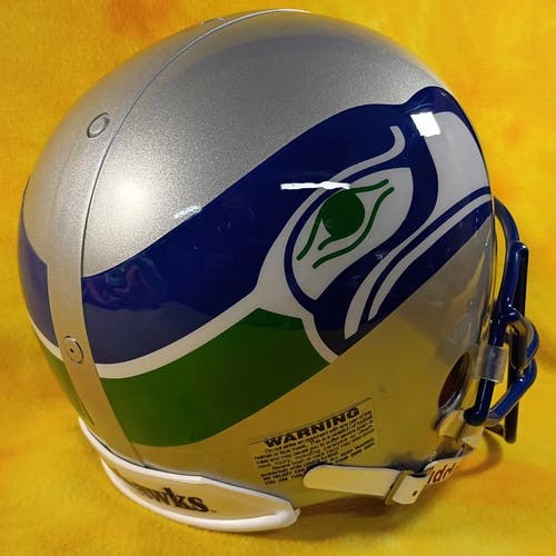 Seattle Seahawks throwback custom fullsize Riddell VSR4 football helmet YMed