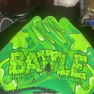 Battle Slime Doom Speed Receiver Football Gloves Size XXL