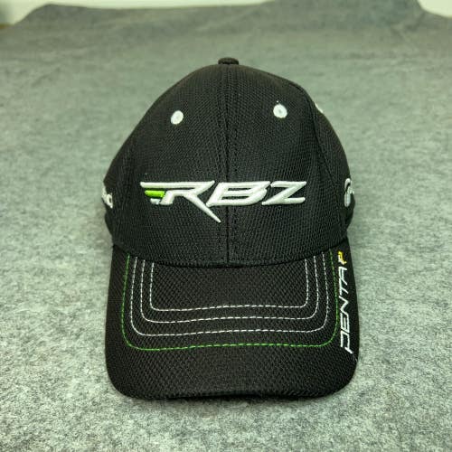 Taylor Made Mens Hat Black White Strap Back Golf RBZ Logo Sports Casual Cap