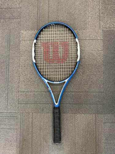 Used Wilson ON FURY Adult Tennis Racquet Royal Blue 4 1/2" 11614-S000227795
