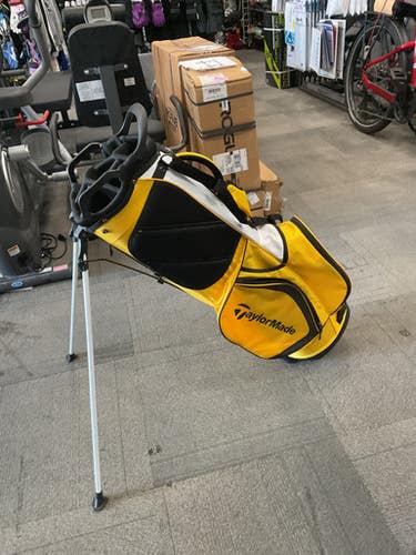 Used Taylormade SELECT ST STAND BAG Mens Stand Bag Yellow 11614-S000227643