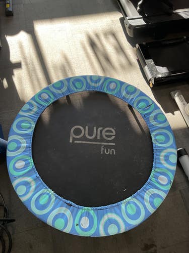 Used PURE FUN TRAMPOLINE Exercise Trampoline Royal Blue 11614-S000227640