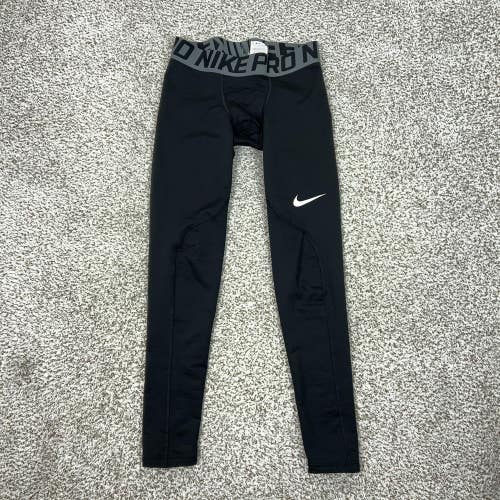 Nike Pants Mens Medium Black Pro Compression Leggings Dri-FIT Running Athletic