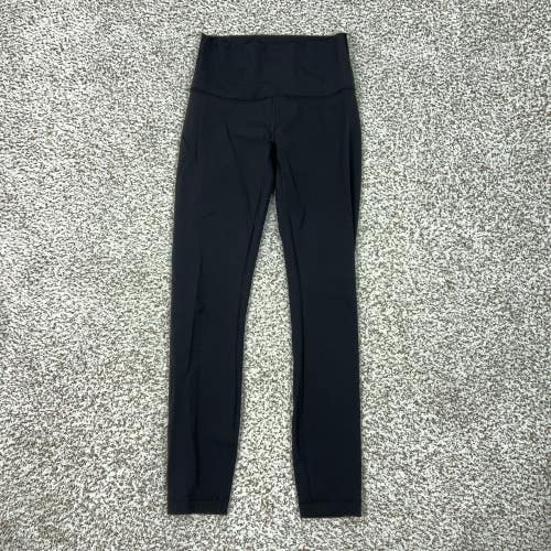 Lululemon Pants Womens 4 Black Wunder Under High Rise Tight 25 Leggings Yoga Gym