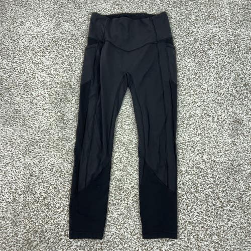 Lululemon Pants Womens 6 Black High Rise All The Right Places Crop Leggings Yoga