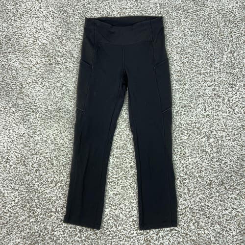 Lululemon Pants Womens 2 Black High Rise Speed Up Crop Leggings Yoga Athletic