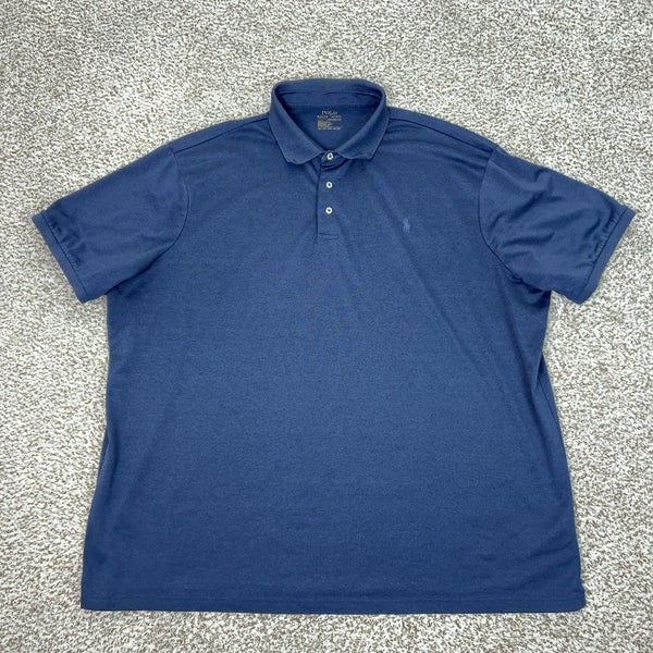 Polo Ralph Lauren Polo Shirt Mens 2XL Blue Performance Short Sleeve Golf Pony