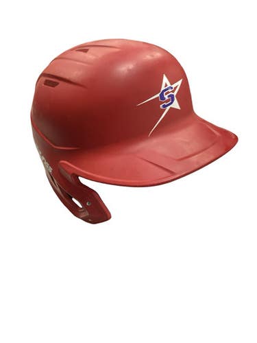 Used Rawlings 6 3/8 - 7 1/8 Batting Helmet No Mask Red MD 11347-S000261555