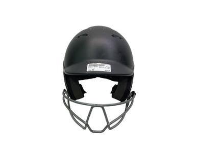 Used Victus BLACK W/MASK Batting Helmet w/Mask Black MD 11347-S000261552