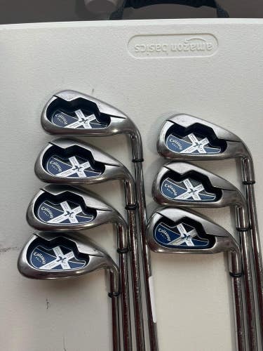 Callaway X-18 Iron Set 3-PW (no 7i) Uniflex Regular Flex Standard NICE