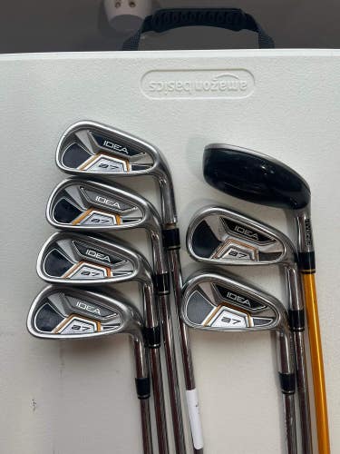 Adams Idea A7 Hybrid Iron Set 4-PW Regular Flex +1/2 NICE