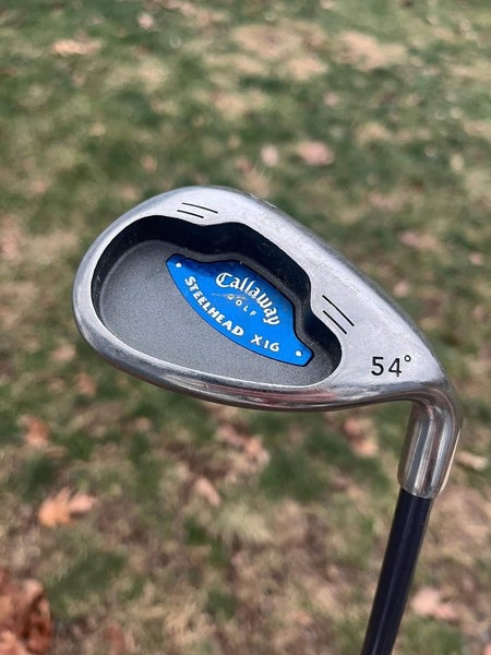 Callaway Steelhead X-16 Sand Wedge 54 System 75 Regular Flex 35.5 NICE