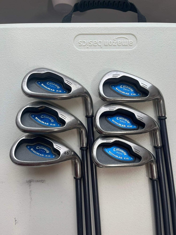 Callaway Steelhead X-16 Iron Set 5-PW System 75 Regular Flex +1/4