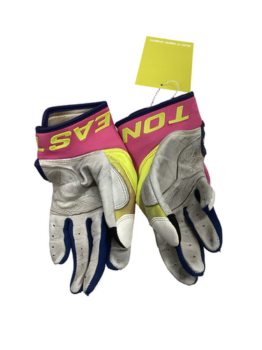 Used Easton BB/SB Batting Gloves Pink MD 11613-S000174348