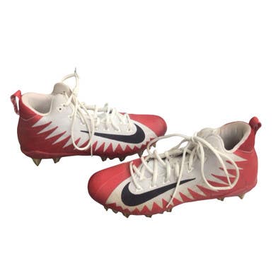 Used Nike Adult FB Cleats Cardinal And White Senior 11.5 11760-S000085811