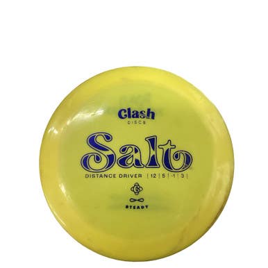 Used Clash Discs STEADY SALT Disc Golf Driver Yellow 11760-S000085795