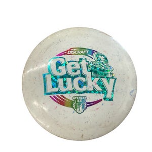 Used Discraft AVENGER SS GET LUCKY Disc Golf Driver White 11760-S000085782