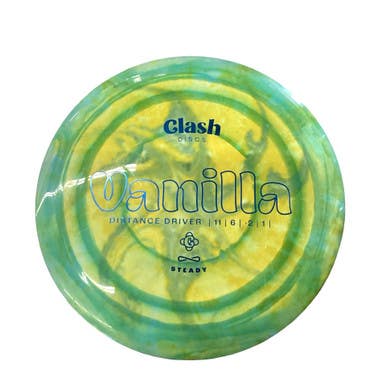 Used Clash Discs STEADY VANILLA Disc Golf Driver Yellow 11760-S000085780