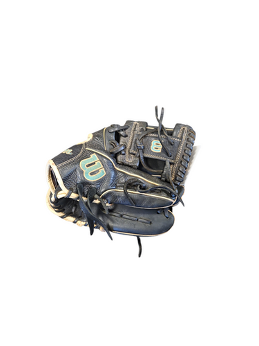 Used Wilson A1000 BB/SB Glove RH Throw Black 11 1/2" 11850-S000022704