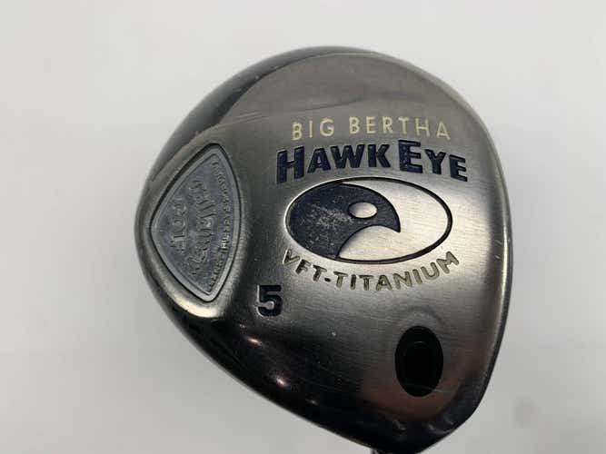 Callaway Hawkeye VFT 5 Fairway Wood 18* Big Bertha Gems 50 Ladies Graphite RH