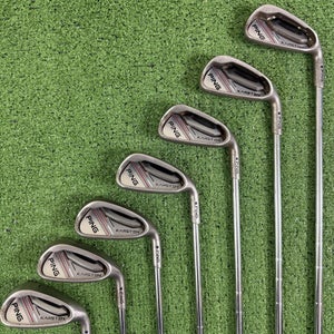 Ping Karsten 2014 5-PW UW Iron Set Black Dot Stiff Flex CFS Steel Right Handed
