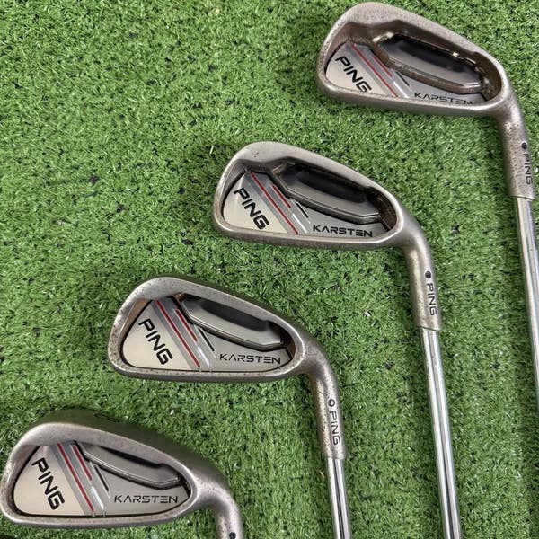 Ping Karsten 2014 5-PW UW Iron Set Black Dot Stiff Flex CFS Steel