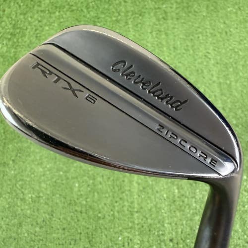 Cleveland RTX 6 Black Sand Wedge 56 12 Full Dynamic Gold Tour Issue Spinner 35