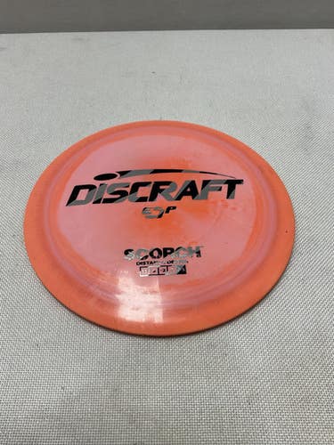 Used Discraft ESP SCORCH Disc Golf Driver Orange 11490-S000267807