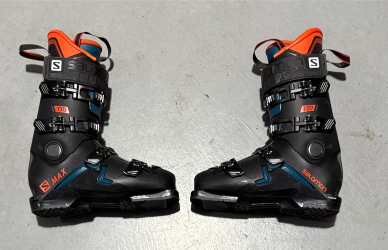Mondo 27 & 27.5 Men's Salomon S/Max Ski Boots Stiff Flex (Used)