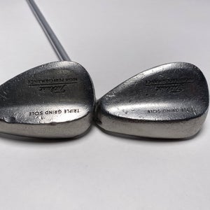 Titleist Triple Grind HP Soft Stainless Wedge Set 52* 56* DG Wedge Steel Mens RH
