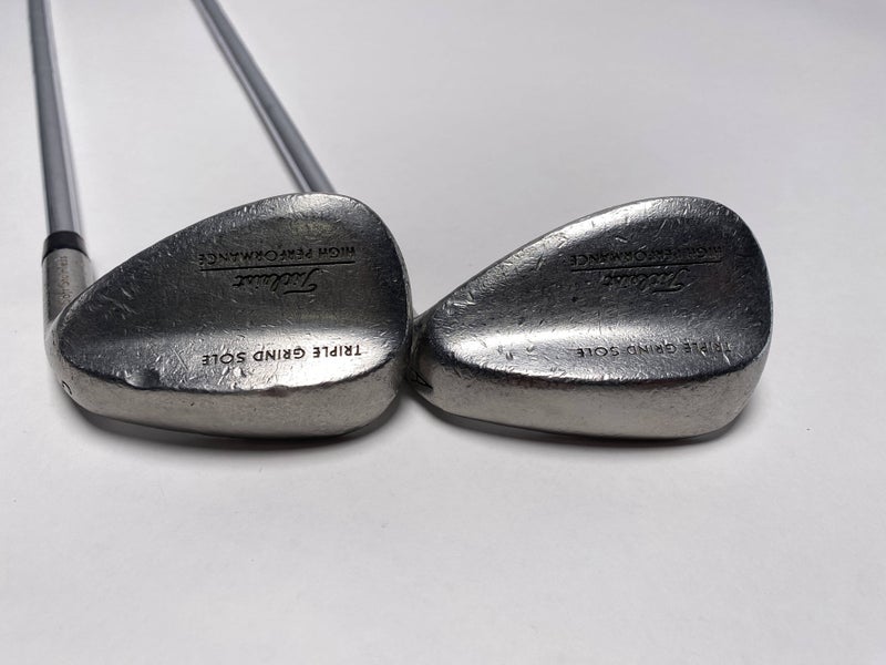 Titleist Triple Grind HP Soft Stainless Wedge Set 52* 56* DG Wedge Steel Mens RH