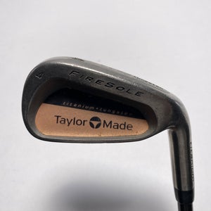 TaylorMade Firesole Single 4 Iron Bubble R-80 Regular Graphite Mens RH