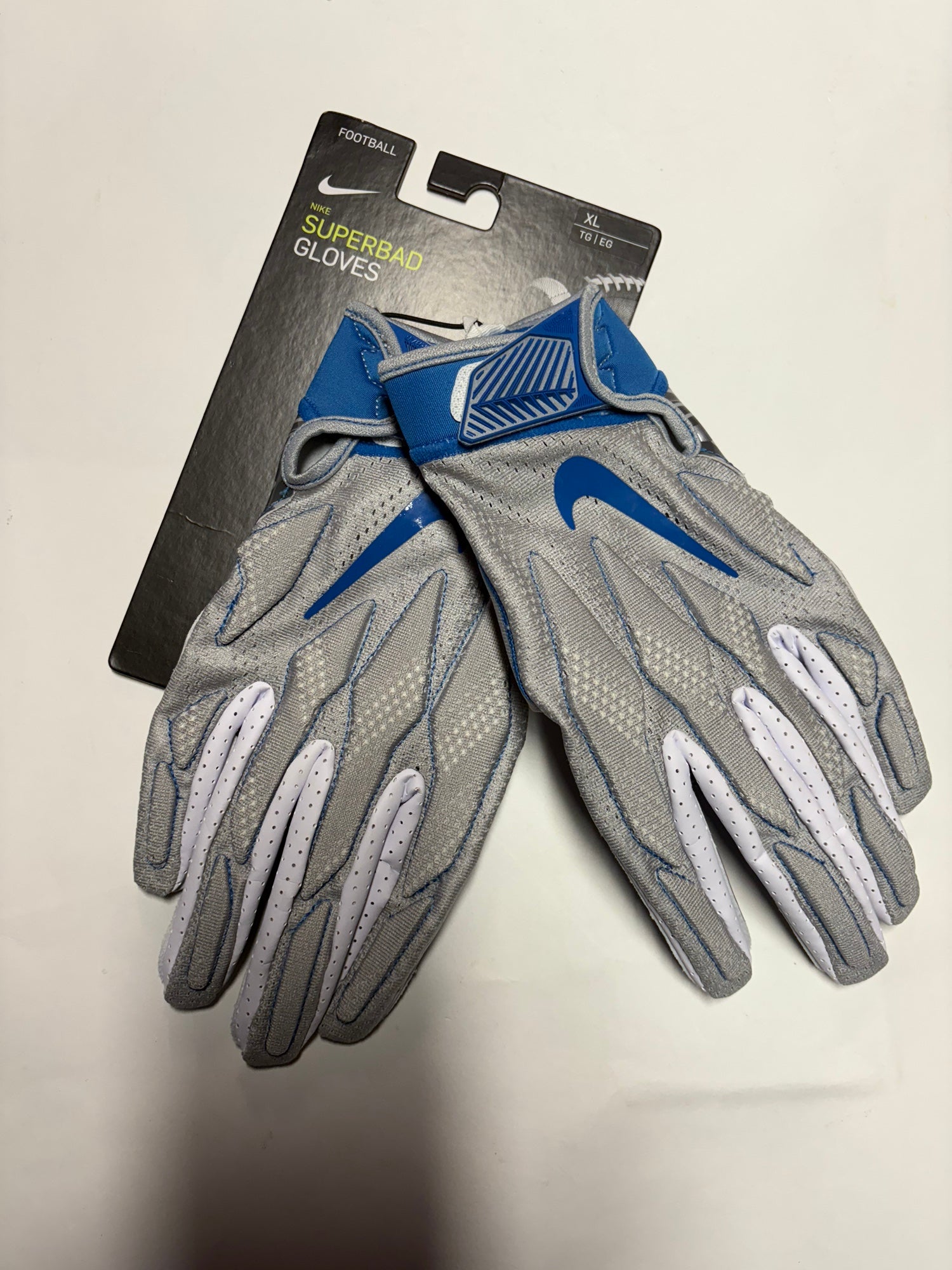 Nike Superbad 4.5 Detroit Lions XL Receiver Gloves New Rare  display picture 1