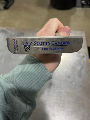 Used Scotty Cameron PRO PLATINUM CORONADO MID SLANT Mens Putter RH 11605-S000211605