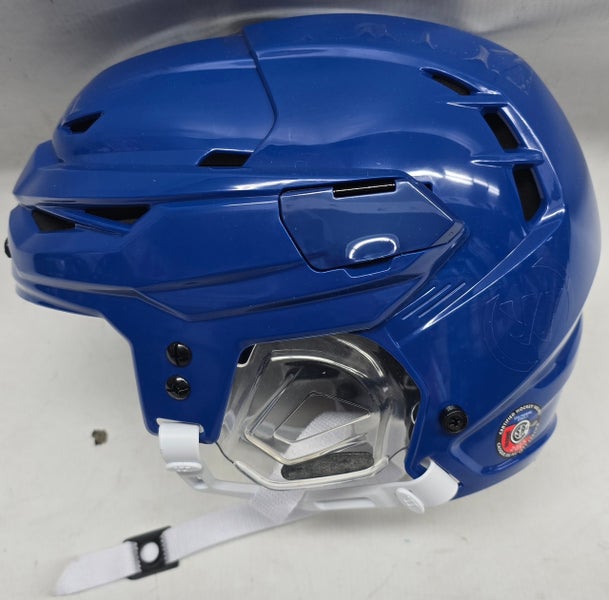 WARRIOR COVERT CF80 PRO STOCK HOCKEY HELMET MEDIUM ROYAL AHL NHL NEW (14710)