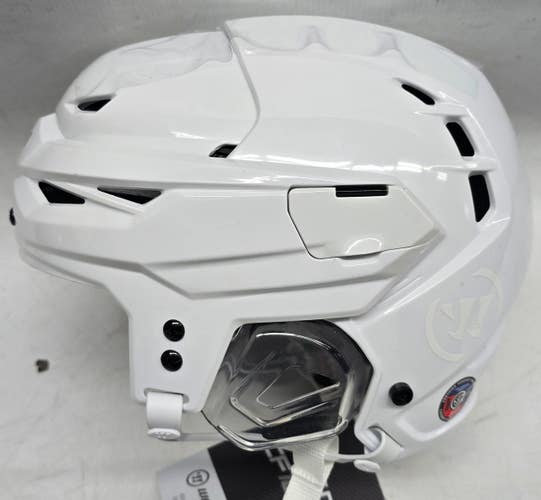 WARRIOR COVERT CF100 PRO STOCK HOCKEY HELMET LARGE WHITE AHL NHL NEW (14711)
