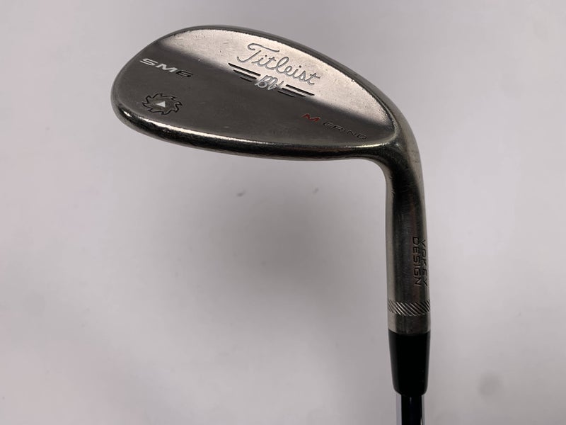 Titleist Vokey SM6 Steel Grey Sand Wedge SW 56* 8 Bounce M-Grind Wedge RH