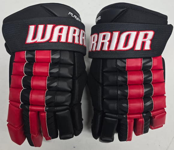 Warrior Franchise Pro Custom Pro Stock Hockey Gloves 14" Black Red NEW (14715)