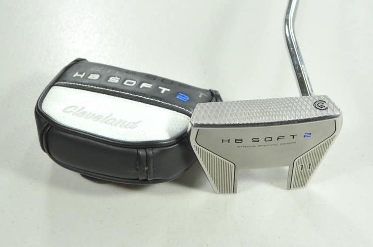 Cleveland HB Soft 2 Model 11 35" Putter Right Steel with Head Cover  # 208252